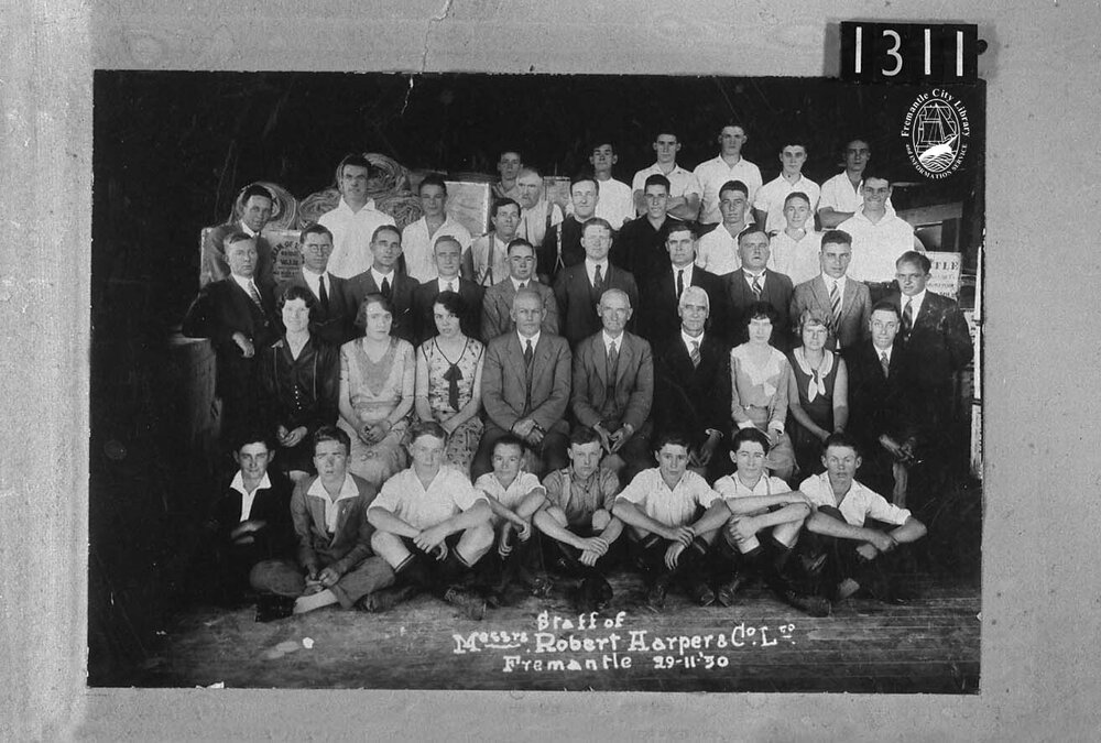 Staff of Robert Harper &amp; Co Ltd