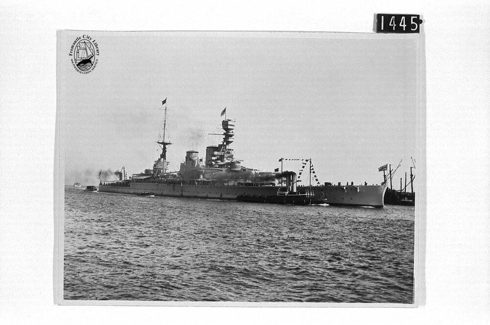 HMS Renown entering the Harbour