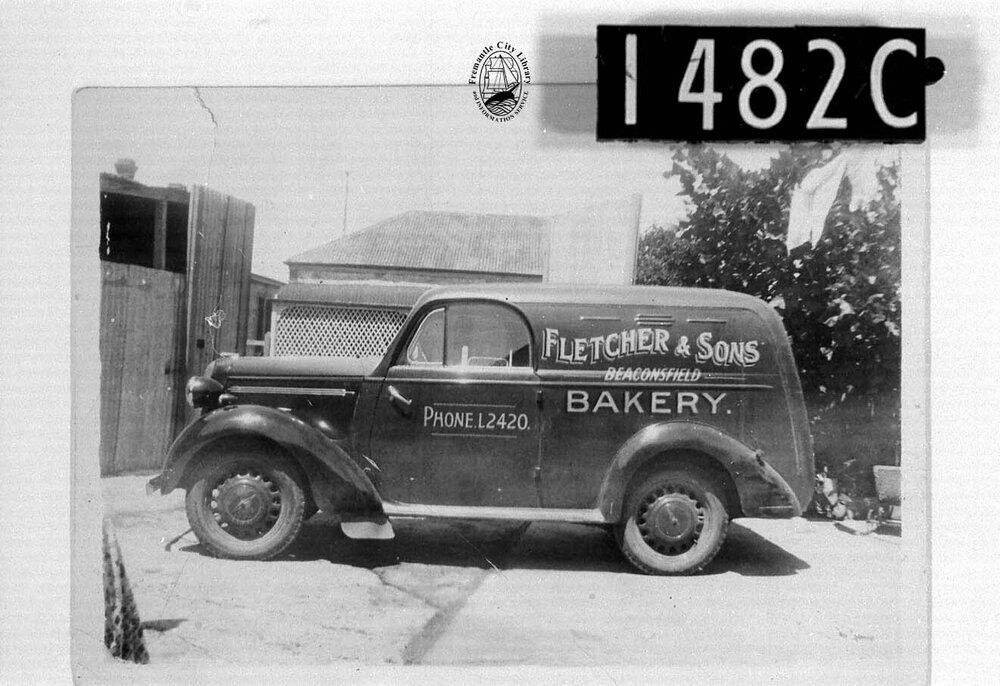 First van for Fletcher and Sons Bakery