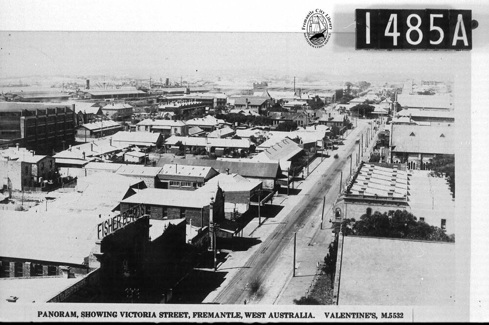 Panorama showing Adelaide Street