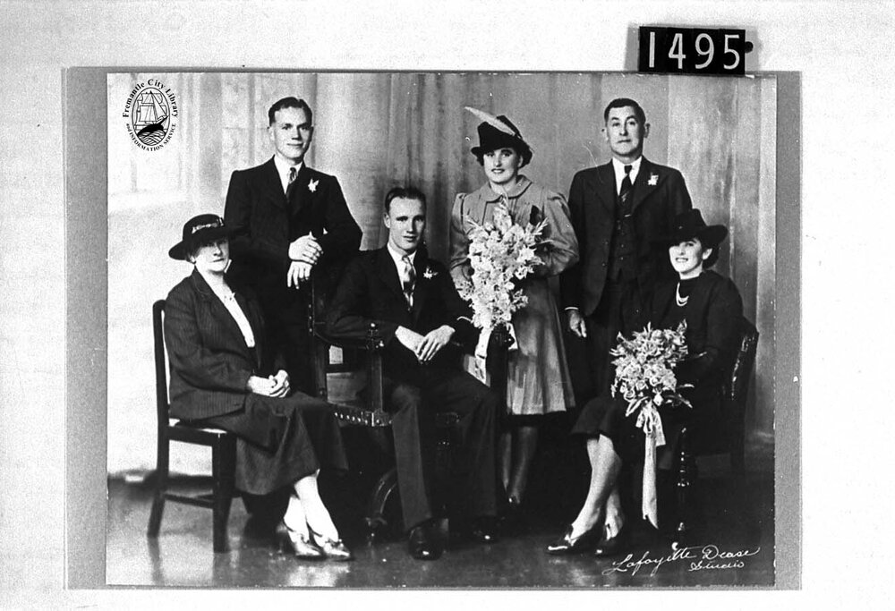 Wedding of Betty Irene Mitchell and John Coates