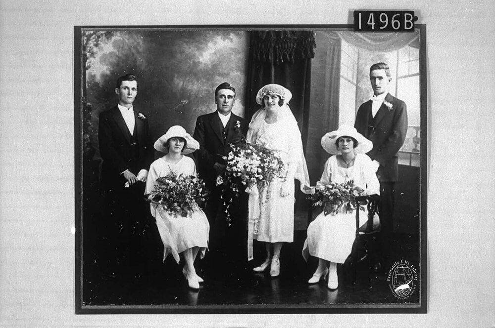 Marriage of John T Lyons and Janet Millar