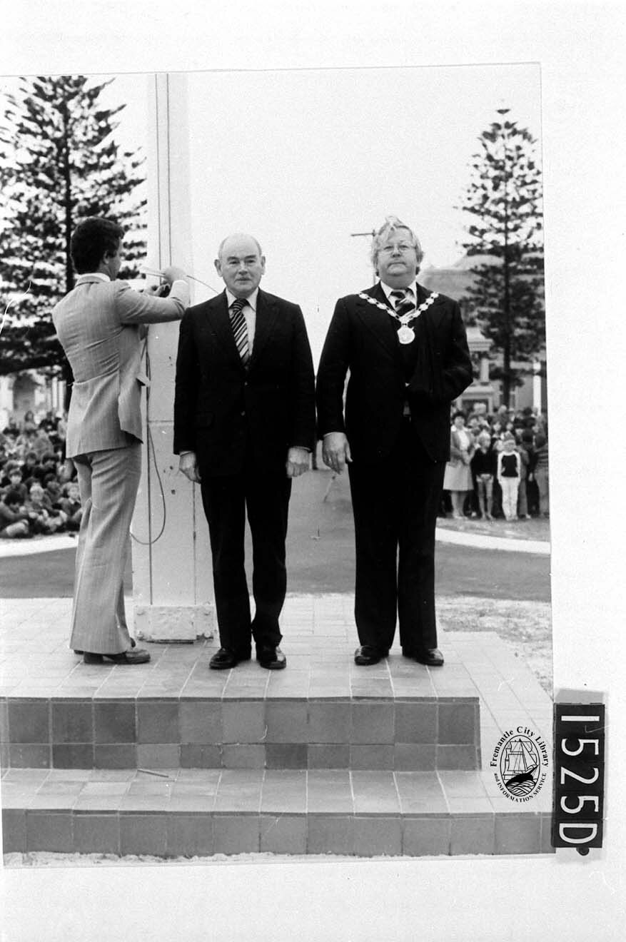 Flag raising ceremony, Foundation Day