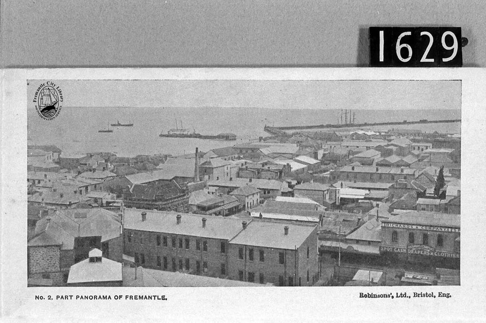 View of Fremantle looking South West