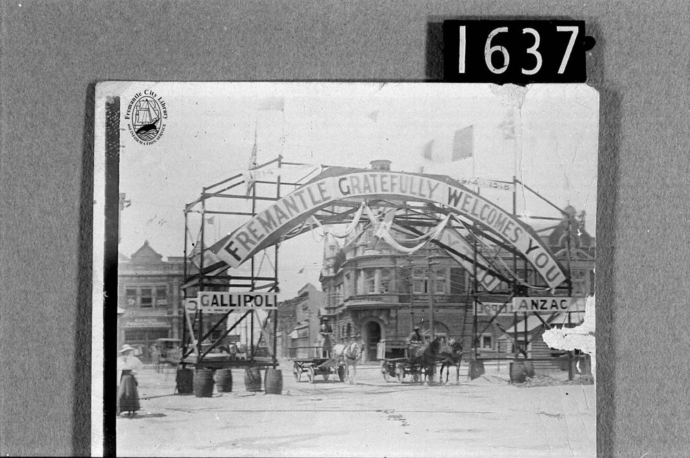 Celebrations to mark the return of forces from World War I