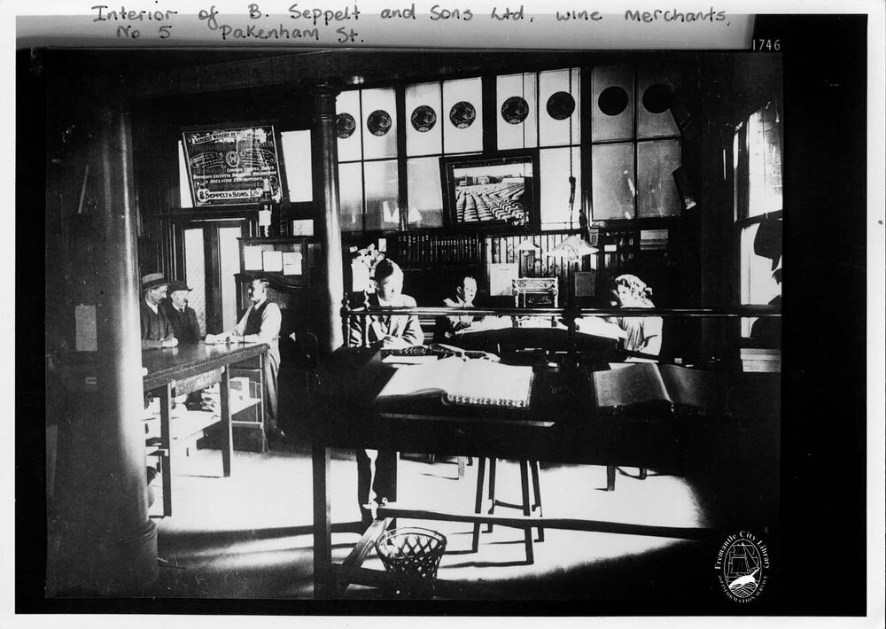 Interior of B Seppelt and Sons Ltd.