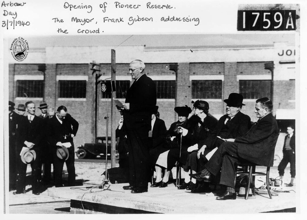 Opening of Pioneer Reserve