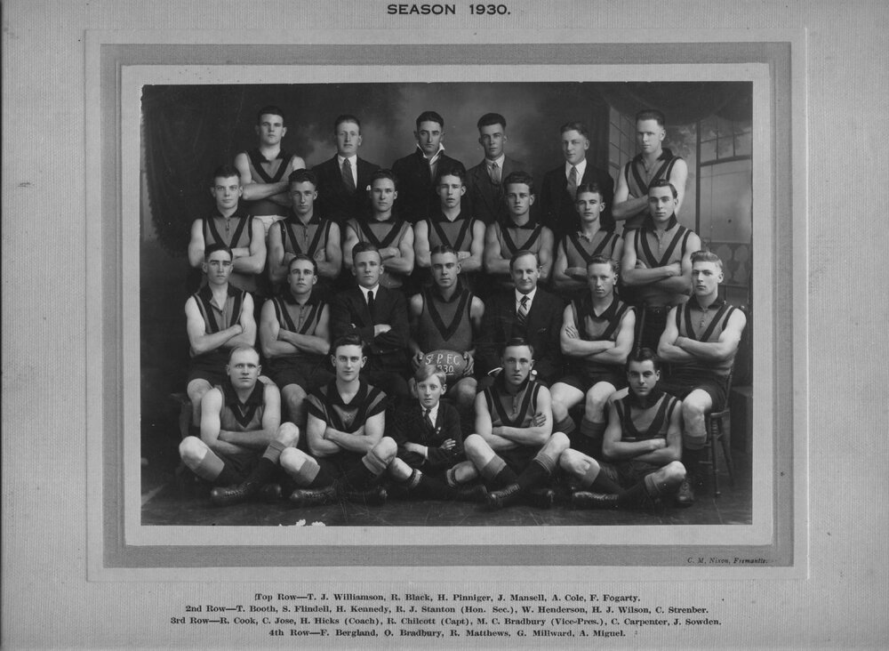 St Paul's Football Club : season 1930