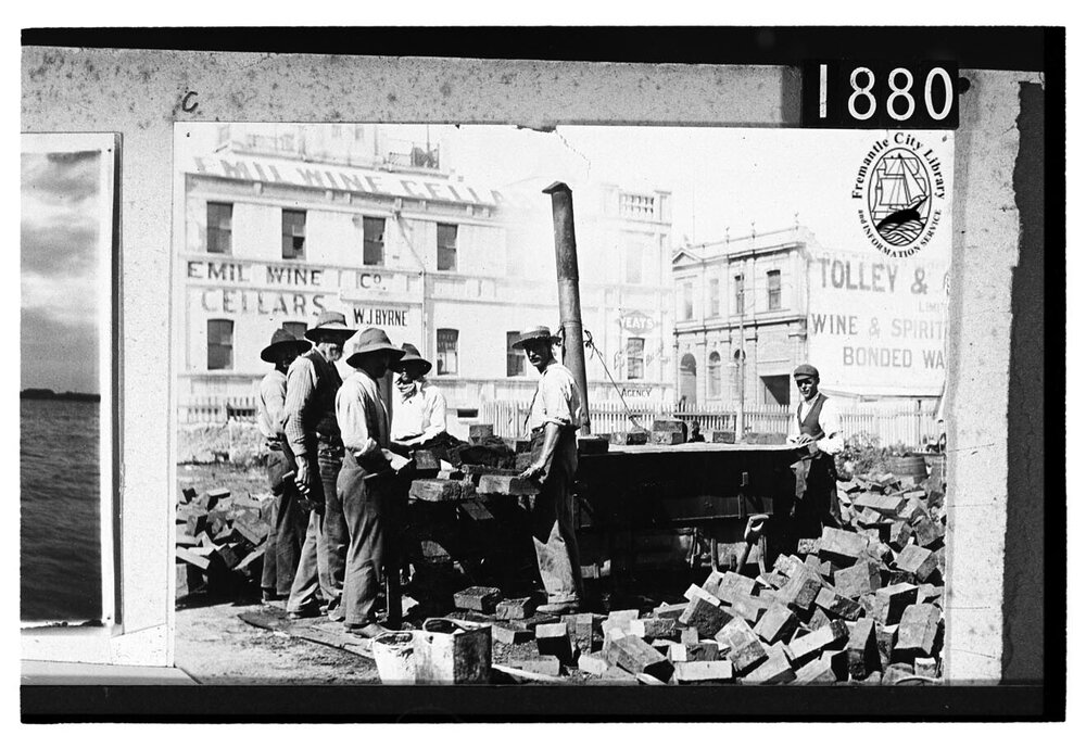 Restoration of the roadway, Phillimore Street at Pakenham Street