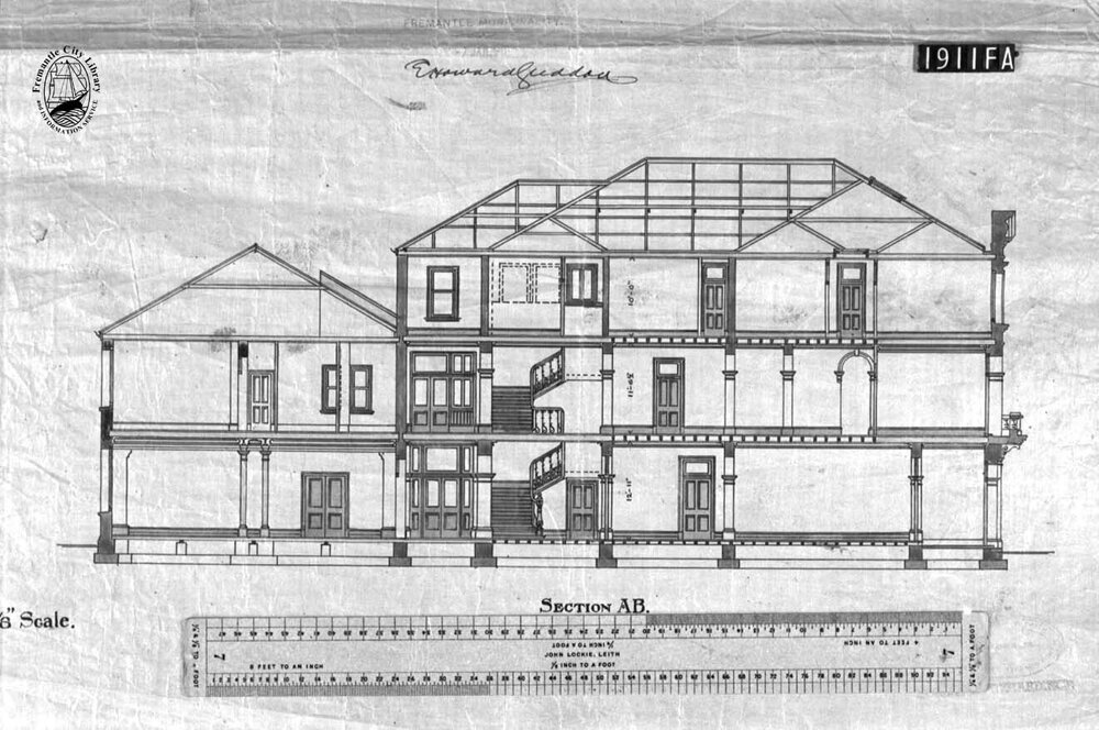 Plans for the Hotel Fremantle