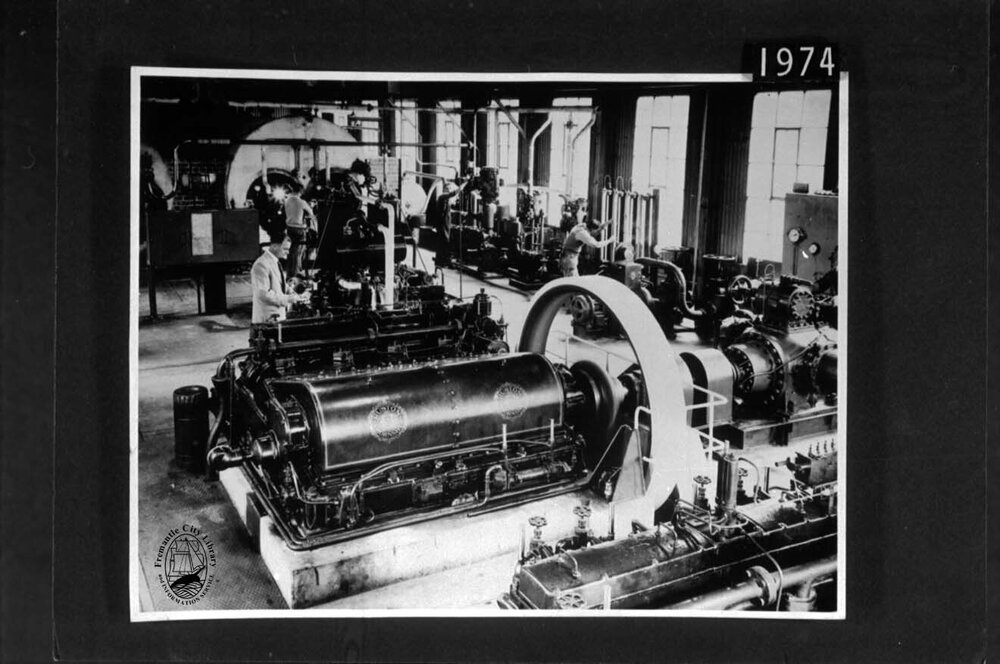 Pumping machinery room