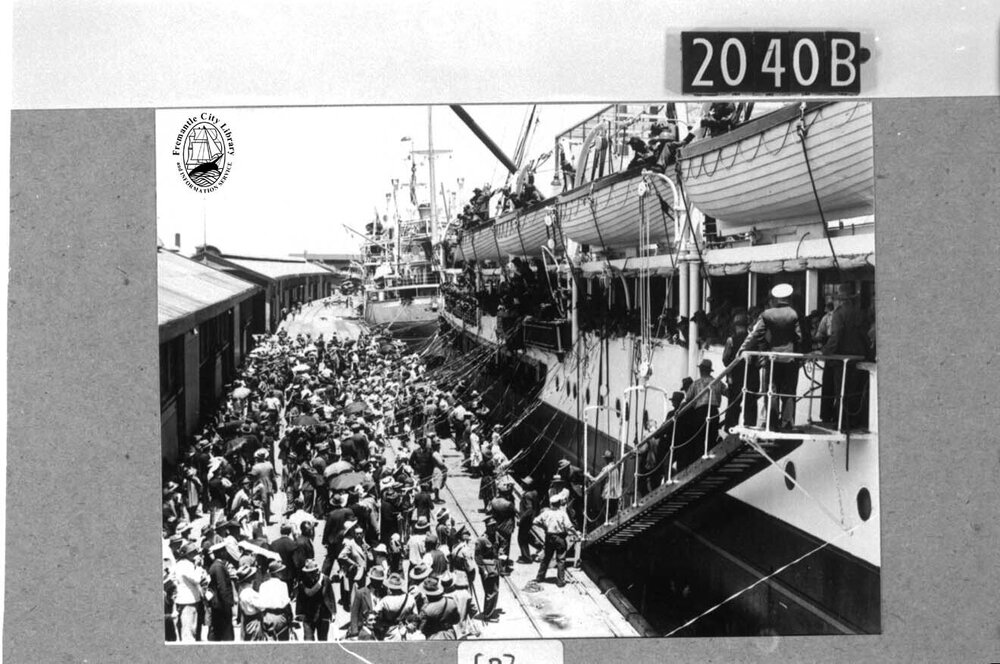 Departure of the 2nd AIF