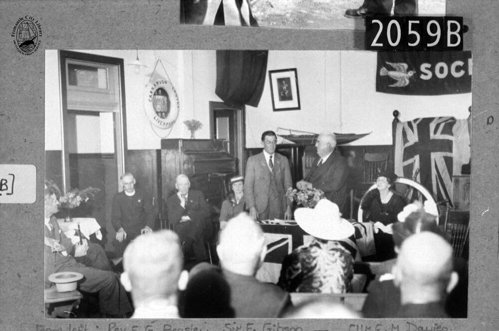 British Sailors' Society: presentation of key