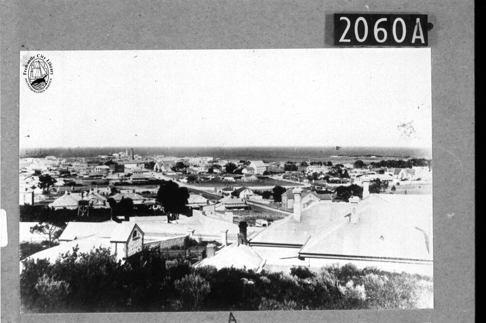 View of Fremantle from Monument Hill