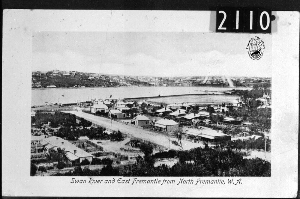 Swan River and East Fremantle from North Fremantle