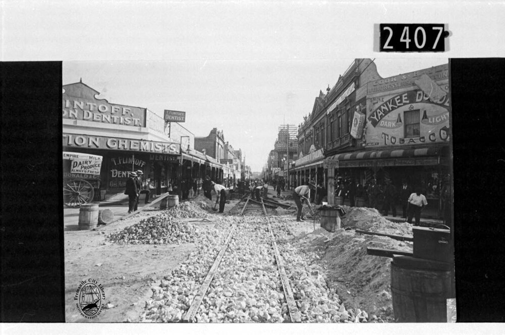 Adelaide and High Street tramway junction