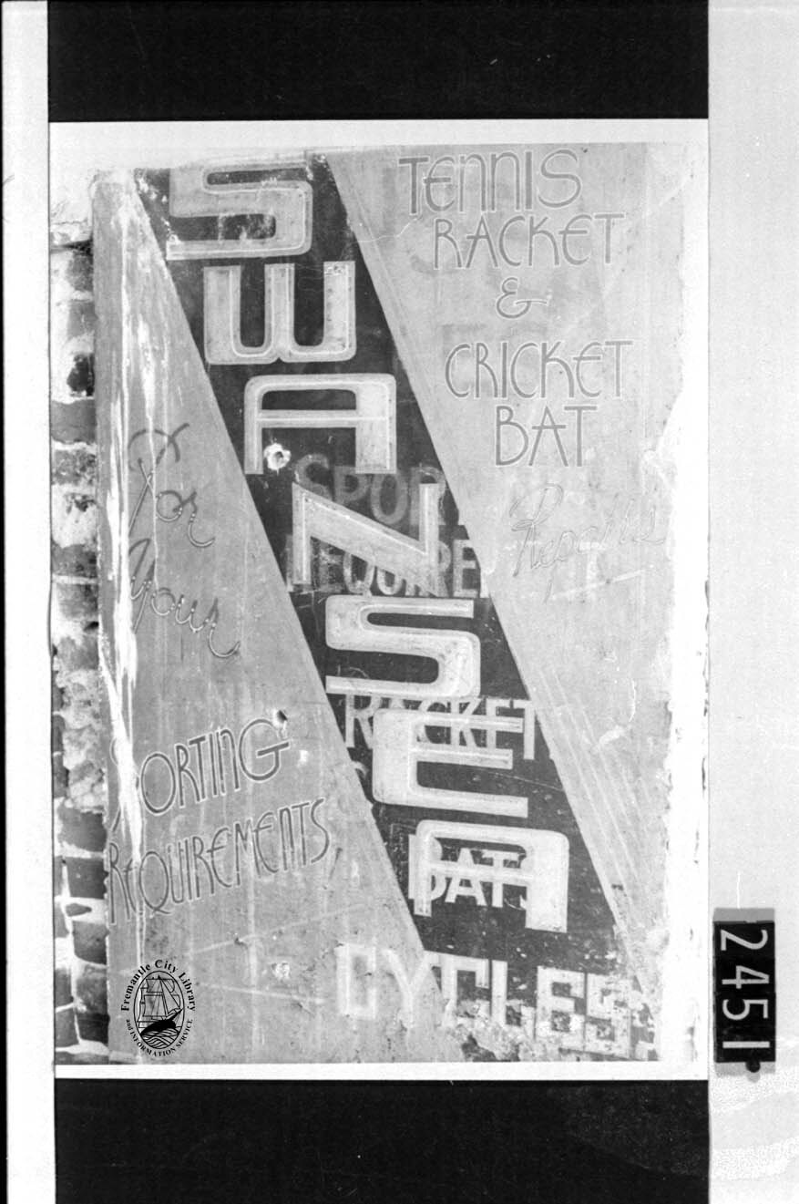 Advertisement for Swansea Cycles