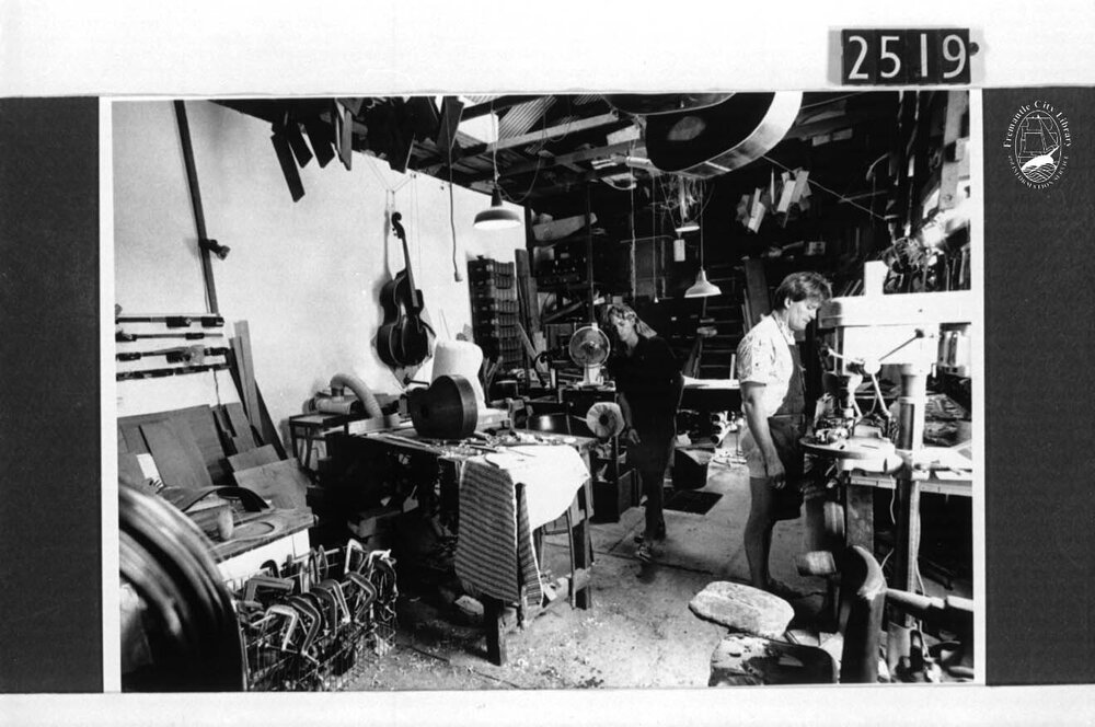 Interior of workshop