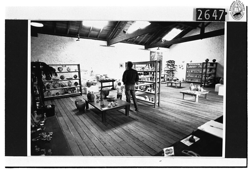 Joan Campbell's pottery workshop