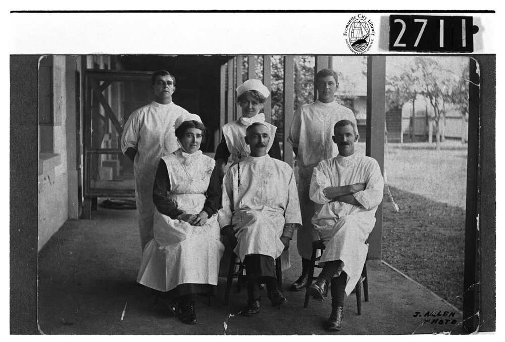 Staff at Fremantle Base Hospital