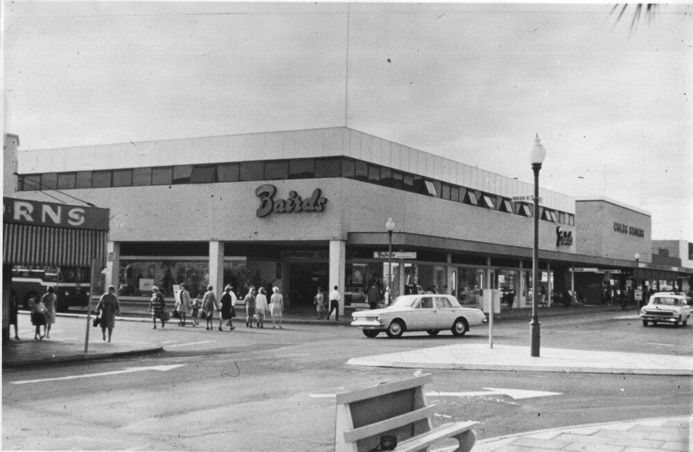 Bairds Department Store at 2 Queen St.