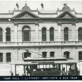 East Fremantle Town Hall - Literary Institute & Old Tram 1900