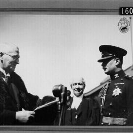 Duke of Gloucester, Sir Frank Gibson and James Shepherd