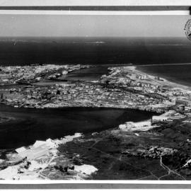 Aerial view of Fremantle from the North East