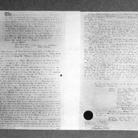 Document placed under the War Memorial, dated 25.04.1928