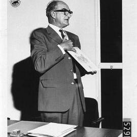 Centenary Council meeting. The Cultural Director, Mr John E.V. Birch