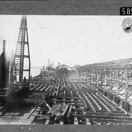 Building of the South Quay and sheds