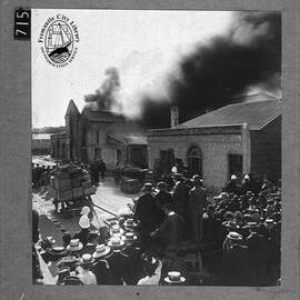 Fire at Eureka Flour Mill