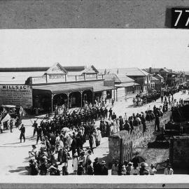 First naval procession in Fremantle