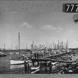 Fishing boats preparing for the Blessing of the fleet