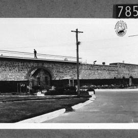 Foreground of prison