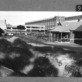 Construction of ampitheatre in Princess May Park