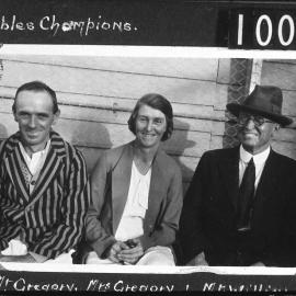 Doubles Champions, North Fremantle Tennis Club