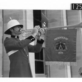 Banner presented to 5th Military District Band by the City of Fremantle