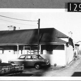 Cottages behind houses in South Terrace