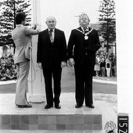 Flag raising ceremony, Foundation Day