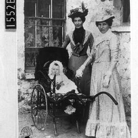 At the rear of the Pier Hotel