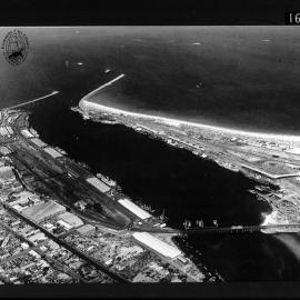 Aerial view of Fremantle Harbour