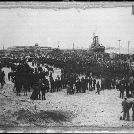 Boer War pre-embarkation scene