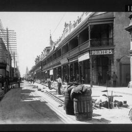 Construction of tramlines