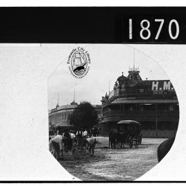 Maintenance work outside Fremantle Railway Station, Phillimore Street