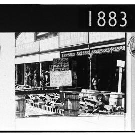 Preparing High Street for the laying of the tram lines.