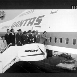 Christening of VH-EBP City of Fremantle