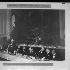 Dinner in Fremantle Town Hall