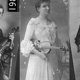 Female violin player