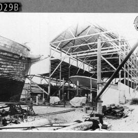 A E Brown's boatshed